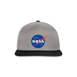 Spreadshirt NASA Classic Logo Snapback Cap, One Size, Graphit/Schwarz von Spreadshirt