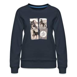 Spreadshirt OSTWIND Aufbruch Nach Ora Collage Frauen Premium Pullover, L, Navy von Spreadshirt