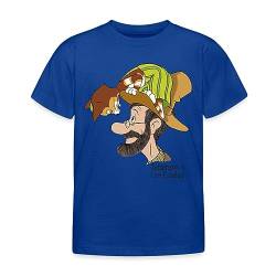 Spreadshirt Pettersson Und Findus Unterhalten Sich Kinder T-Shirt, 110/116 (5-6 Jahre), Royalblau von Spreadshirt