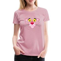 Spreadshirt Pink Panther Paulchen Porträt Kostüm Lustig Frauen Premium T-Shirt, S, Hellrosa von Spreadshirt
