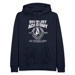 Spreadshirt Star Trek Discovery Starfleet Academy Frauen Hoodie, XL, Navy von Spreadshirt