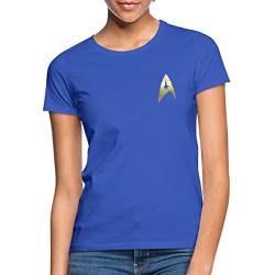 Spreadshirt Star Trek The Original Series Logo Frauen T-Shirt, S, Royalblau von Spreadshirt