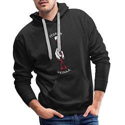 Spreadshirt Storch Heinar Männer Premium Hoodie, 4XL, Schwarz von Spreadshirt