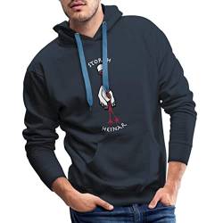 Spreadshirt Storch Heinar Männer Premium Hoodie, L, Navy von Spreadshirt