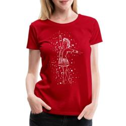 Spreadshirt Tanzmariechen Gardetanz Frauen Premium T-Shirt, S, Rot von Spreadshirt