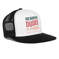 Spreadshirt The Big Lebowski His Dudeness,... Trucker Cap, One Size, Weiß/Schwarz von Spreadshirt