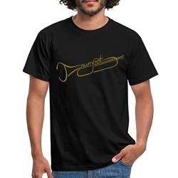 Spreadshirt The Trumpet Trompete Männer T-Shirt, L, Schwarz von Spreadshirt