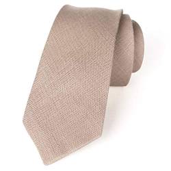 Spring Notion Herren-Krawatte aus Leinen-Mischgewebe - Braun - Einheitsgröße von Spring Notion