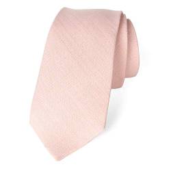 Spring Notion Herren-Krawatte aus Leinen-Mischgewebe - Pink - Einheitsgröße von Spring Notion