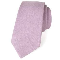 Spring Notion Herren-Krawatte aus Leinen-Mischgewebe - Violett - Einheitsgröße von Spring Notion