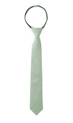 Spring Notion Jungen Krawatte aus Leinenmischung - Grün - Mittel von Spring Notion