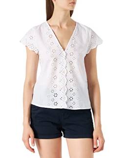 SPRINGFIELD Damen Blusa Swiss Reconsider Hemd, weiß, 36 von Springfield