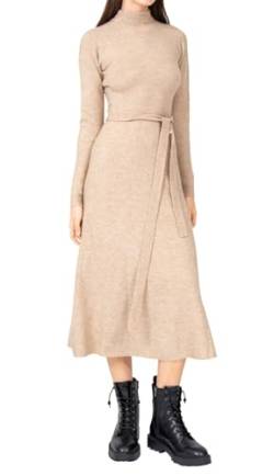 Springfield Damen Dress Kleid, Beige (BEIGE/Camel), Medium von Springfield