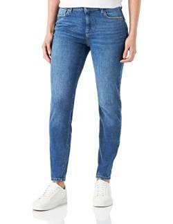 Springfield Damen Jeans Slim Cropped nachhaltige Wäsche Jeanshose, Blau (Azul Medio), 34 von Springfield