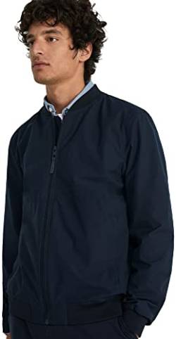 Springfield Herren Bomber-Technik Jacke, Navy, M von Springfield