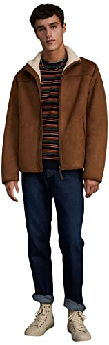 Springfield Herren Borreguito Jacke, Hellbraun, Large von Springfield