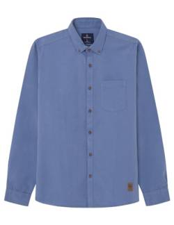 Springfield Herren Hemd, Blau (Azul Medio), L von Springfield