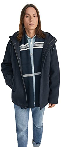 Springfield Herren Kapuze Jacke, Marineblau, L von Springfield