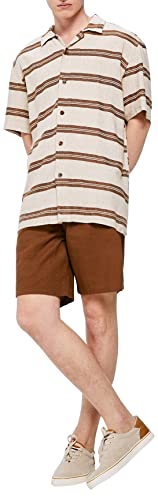 Springfield Herren Shirt Hemd, Beige/Camel, L von Springfield