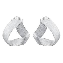 ✦ Weihnachtsgeschenke für Frauen ✦Springlight Ohrringe Silber 925 Geometrisches Dreieck Ohrstecker Ohrringe Handgefertigter Schmuck Damen Geschenke für Frauen.(Silber) von Springlight