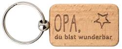 Spruchreif · Schlüsselanhänger für den Opa · Schlüsselanhänger mit Gravur · Anhänger aus Holz · Geschenke für Opa · Geschenk Oma und Opa · Opa Geschenk · Opa Geschenk Enkel von Spruchreif