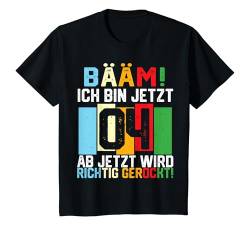 Kinder Bäm Ich bin jetzt 4 zwei Jahre girl and Boy 4th Birthday T-Shirt von Sprüche und Geschenke