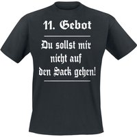 Sprüche T-Shirt - 11. Gebot - S bis 5XL - für Männer - Größe 3XL - schwarz von Sprüche