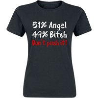 Sprüche T-Shirt - Angel Bitch - S bis XXL - für Damen - Größe L - schwarz von Sprüche