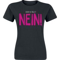 Sprüche T-Shirt - Bevor du fragst! Nein! - S bis XXL - für Damen - Größe S - schwarz von Sprüche