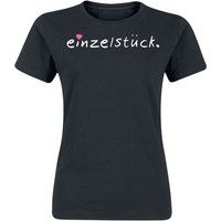 Sprüche T-Shirt - Einzelstück. - XL bis XXL - für Damen - Größe XL - schwarz von Sprüche