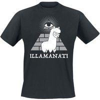 Sprüche T-Shirt - ILLAMANATI - S bis 4XL - für Männer - Größe 3XL - schwarz von Sprüche