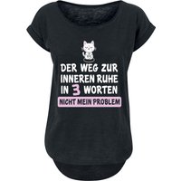 Sprüche T-Shirt - Nicht mein Problem - XS bis 5XL - für Damen - Größe 4XL - schwarz von Sprüche