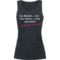 Sprüche Top - BÖÖÖSER FEHLER! - S bis XXL - für Damen - Größe M - schwarz von Sprüche