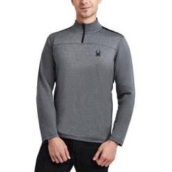 Spyder Active Herren Langarmshirt, Meliert, grau, XL von Spyder