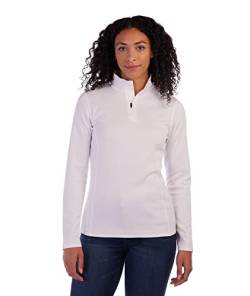 Spyder Damen Baselayer Zip T-Neck, Wei , L von Spyder