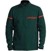 Spyder Fleecejacke Speed Fleece Jacket mit augedrucktem Markenschriftzug und -logo von Spyder
