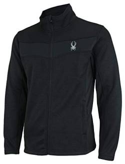 Spyder Men's Racer Full Zip Jacket, Black Medium von Spyder