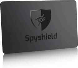 Spyshield RFID Blocker Karte NFC Schutzkarte mit Störsender | Bank-, EC-, Kreditkarte, Reisepass schützen | RFID-Schutz für Cliphalter, Geldbörse (6er Set) von Spyshield