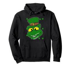 Leprechaun Iguana Lustig St. Patrick's Day Klee Hut Urlaub Pullover Hoodie von St Patricks Leprechaun Vibes