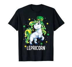Unicorn St Patricks Day Girls Kids Leprechaun Lepricorn Gift T-Shirt von St. Patrick's Day Lucky Co