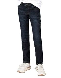 Staccato Jungen Jeans - elastischer Stretchstoff, weitenverstellbarer Innenbund, Straight Leg - Passform: Regular Fit, Farbe: Blue Denim, Größe: 134 von Staccato