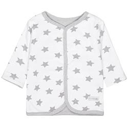 Staccato Unisex Baby Wendejacke - Bio-Baumwolle, Organic Cotton, Baby Erstausstattung - Farbe: Grey Star, Größe: 50 von Staccato