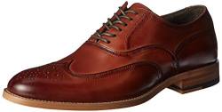 STACY ADAMS Dunbar-Wingtip Oxford Herren, Cognac, 42 EU von Stacy Adams