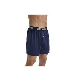 STACY ADAMS Herren Boxershorts, Marineblau, X-Large von Stacy Adams