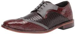 STACY ADAMS Herren Gregorio Wingtip Oxford, Cognac Multi, 42 EU von Stacy Adams