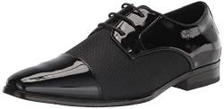 STACY ADAMS Herren Pharaoh Cap Toe Oxford, Schwarz, 42.5 EU von Stacy Adams