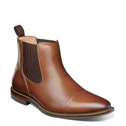 STACY ADAMS Maury Chelsea-Stiefel mit Zehenkappe, schokoladenbraun, 39.5 EU von Stacy Adams