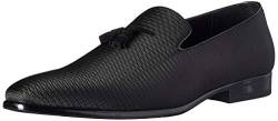 STACY ADAMS Men's Tazewell Tassel Slip-on Loafer, Black, 6.5 UK von Stacy Adams