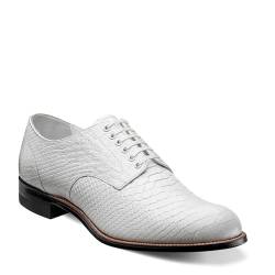 Stacy Adams Herren Madison Plain Oxford, Weiß - 055, 44 EU von Stacy Adams