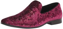 Stacy Adams Herren Stellar Glitzer-Schlupfschuh Slipper, burgunderfarben, 39.5 EU von Stacy Adams